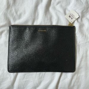 Sparkly coach clutch